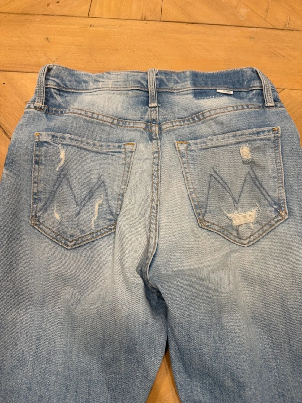 MOTHER The Tomcat The Confession Distressed Skinny Jeans Size 24 - Picture 2 of 11